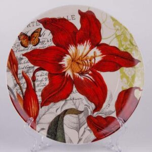Красная лилия  Тарелка из керамики Waechtersbach 21 см farforhouse