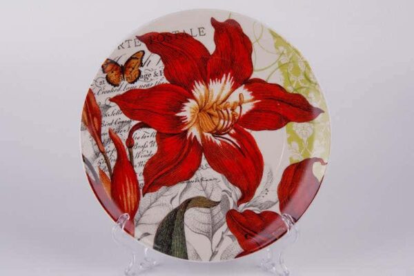 Красная лилия  Тарелка из керамики Waechtersbach 21 см farforhouse