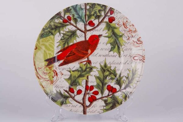 Красная птица Тарелка из керамики Waechtersbach 21 см farforhouse