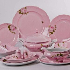 Алвин розовый Сервиз столовый Weimar на 6 персон 26 предметов farforhouse