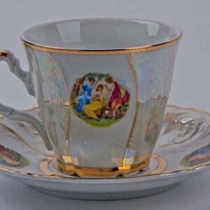 Бернадот Мадонна Набор для чая на 6 персон 12 предметов высокие farforhouse