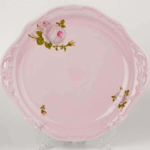 Алвин розовый Блюдо круглое 28 см Weimar Porzellan farforhouse