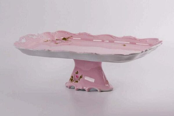 Алвин розовый Рулетница на ножке Weimar Porzellan 45 см farforhouse