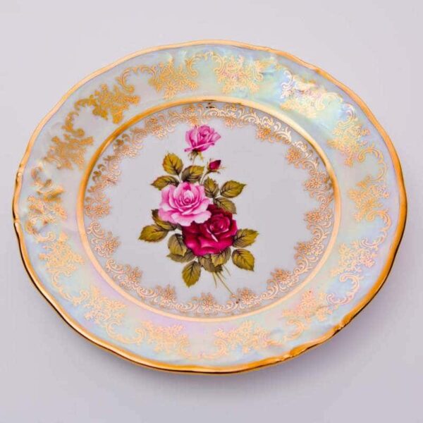 Роза Набор тарелок Carlsbad 19 см из фарфора farforhouse