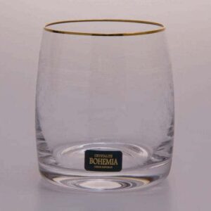 Набор бокалов для виски 290 мл Клаудия Золото farforhouse