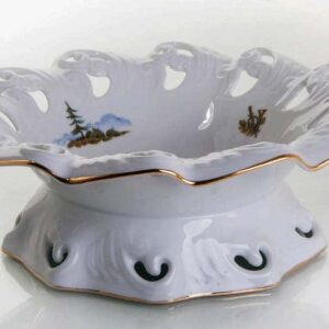 Ваза для фруктов Охота Рельеф Bavarian Porcelain farforhouse