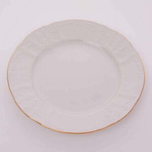 Бернадот белый Набор тарелок из фарфора 17 см 03624 farforhouse