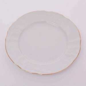 Бернадот белый Набор тарелок из фарфора 19 см 03625 farforhouse