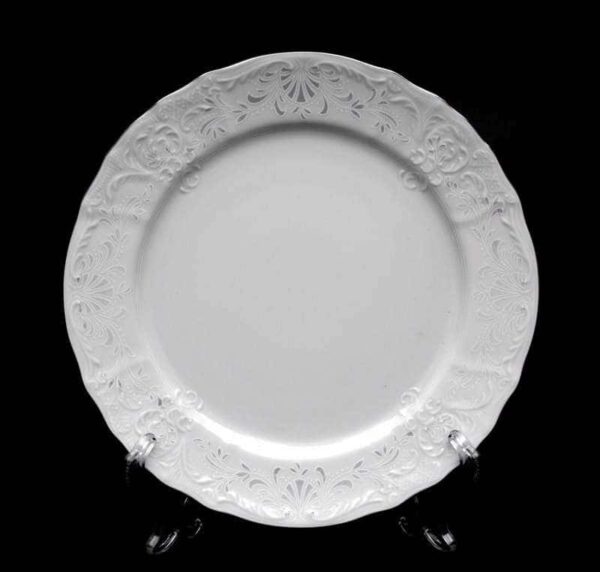 Бернадот платина Набор тарелок 21 см 6 шт. 03815 farforhouse
