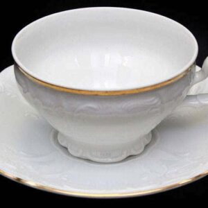 Бернадот белый Набор для чая на 6 персон 12 предметов низкие 2