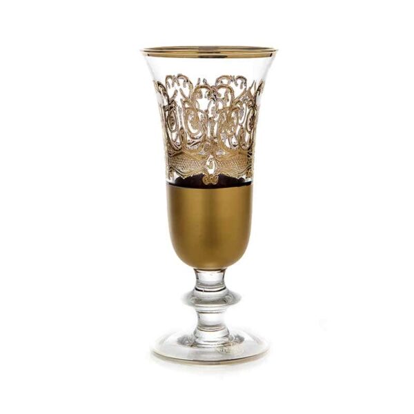 Тимон золото Набор фужеров для шампанского на 6 перс. на низкой ножке 2