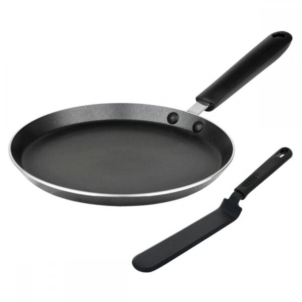 Сковорода блинная с лопаткой 26см. Pancake frypan Rondell 2