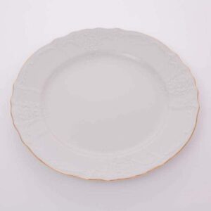 Бернадот белый Набор тарелок из фарфора 21 см 03626 2