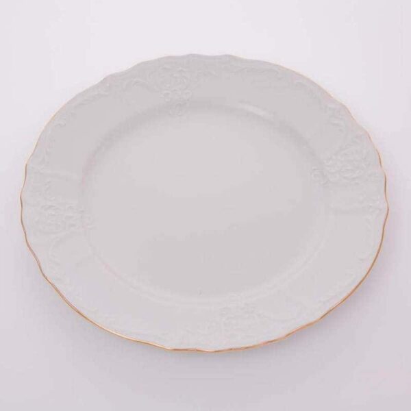 Бернадот белый Набор тарелок из фарфора 21 см 03626 2