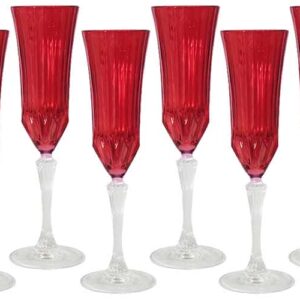 Адажио - красная Same Набор 6 бокалов для шампанского 2