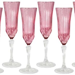 Адажио - розовая Same Набор 6 бокалов для шампанского 2