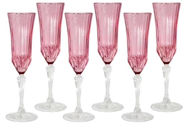 Адажио - розовая Same Набор 6 бокалов для шампанского 2