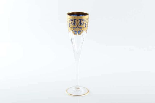 Natalia Golden Blue Decor Набор фужеров для шампанского 170 мл Astra Gold (6 шт) 2