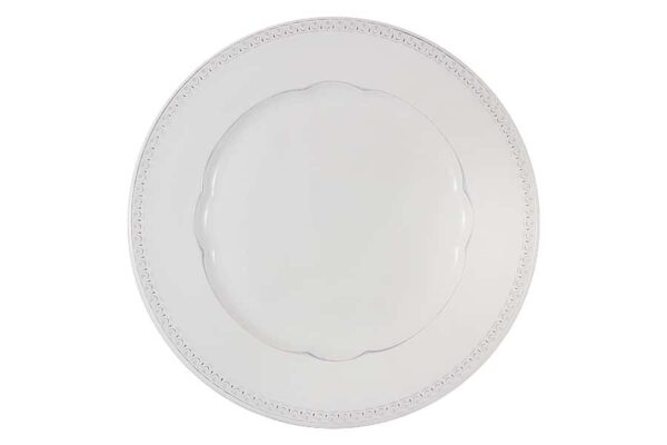 Тарелка обеденная Augusta белая, 27 см Matceramica 2