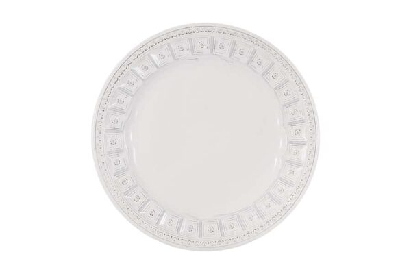 Тарелка закусочная Augusta белая, 22 см Matceramica 2