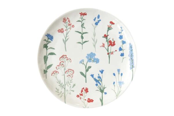 Тарелка закусочная Луговые цветы, голубые, 21 см Easy Life 2