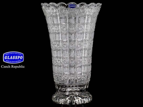 Glasspo Ваза для цветов из хрусталя 40 см 2