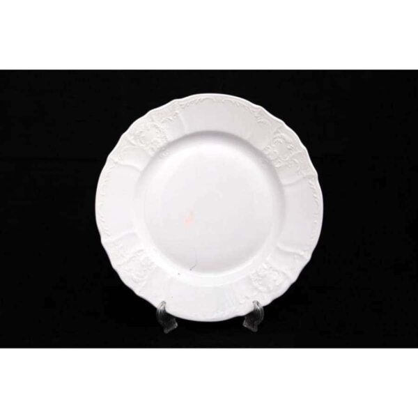 Бернадотт Недекорированный Набор тарелок 19 см из фарфора 2