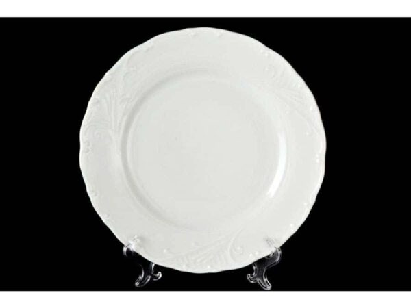 Лиана Белый узор Набор тарелок MZ 19 см 2