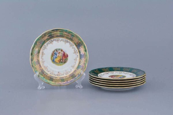 Зеленая Мадонна AL Набор тарелок Royal Porcelain 19 см из 6 штук 2