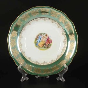 Зеленая Мадонна AL Набор глубоких тарелок Royal Porcelain 23 см из 6 штук 2