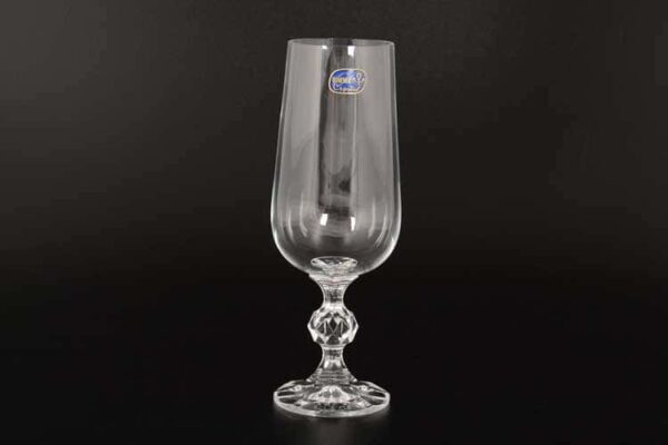 Клаудиа без декора Набор для шампанского Bohemia Crystal 280 мл (6 шт) 15115 2