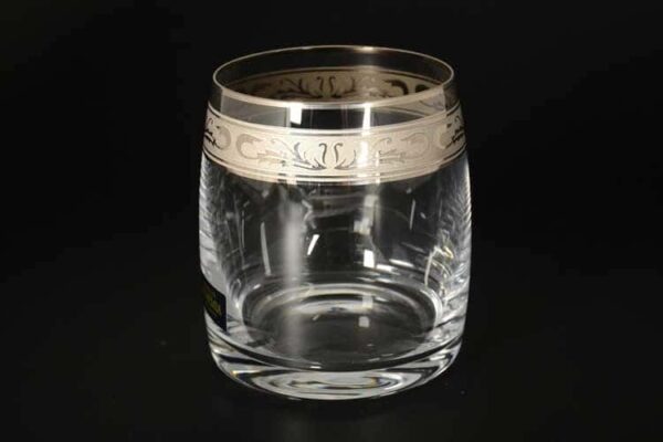 Идеал Платиновый узор Набор стаканов для виски Crystalite 290 мл (6 шт) 2
