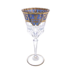 Набор бокалов для вина Astra Gold Natalia Golden Blue Decor 280мл (6 шт) 2