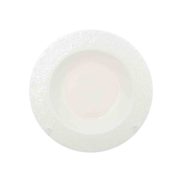 Набор глубоких тарелок Royal Classics Белые розы 22 см (2 шт) 2