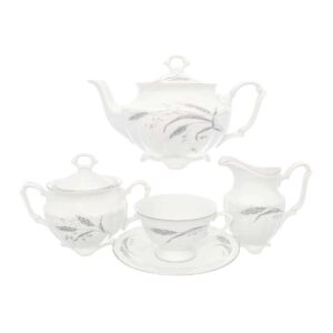 Чайный набор Серебряные колосья Repast классическая чашка (15 предметов на 6 персон) 2