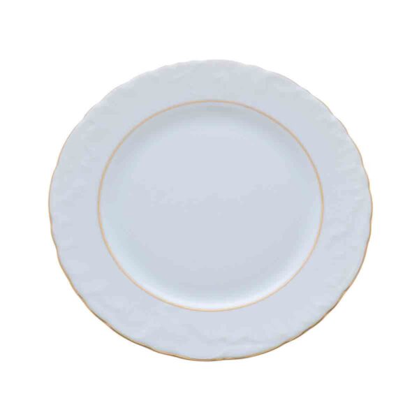 Набор плоских тарелок 21 см Repast Rococo с золот.полос. ( 6 шт) 2