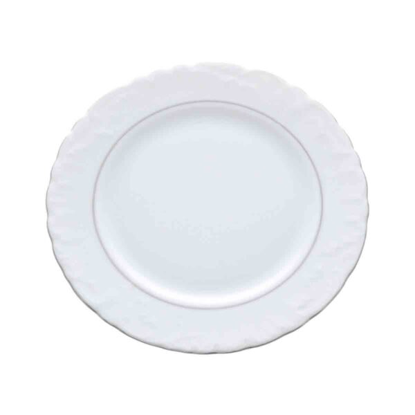 Набор плоских тарелок 21 см Repast Rococo с платин.полос. ( 6 шт) 2