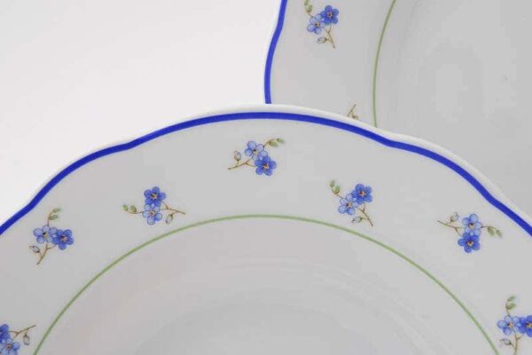 Набор тарелок глубоких 6шт. 23см Мэри Энн Синие цветы farforhouse