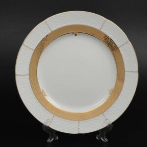 Николь Золотой орнамент Набор тарелок Thun 25 см (6 шт) farforhouse