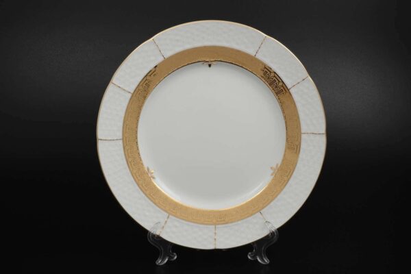 Николь Золотой орнамент Набор тарелок Thun 25 см (6 шт) farforhouse