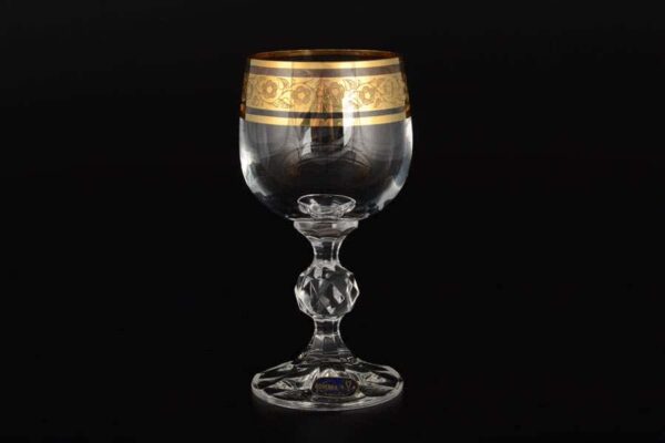 Набор бокалов для вина 150 мл Клаудиа Золото V-D Crystalite farforhouse
