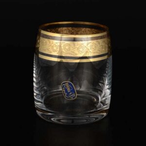 Идеал Золото V-D Набор стаканов для виски 290 мл Bohemia Crystal farforhouse