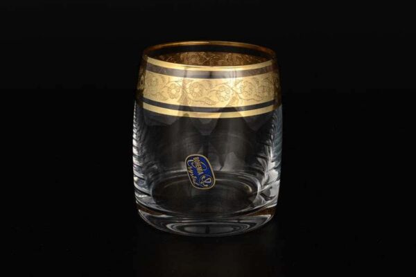 Идеал Золото V-D Набор стаканов для виски 290 мл Bohemia Crystal farforhouse