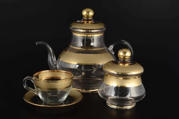 Матовый Чайный сервиз Bohemia на 6 персон 16 предметов farforhouse