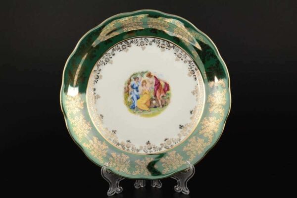 Зеленая Мадонна AL Набор тарелок Royal Porcelain 21 см из 6 штук farforhouse