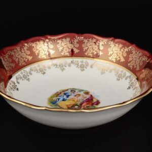 Красная Мадонна Hабор салатников 16 см Royal Czech Porcelain farforhouse