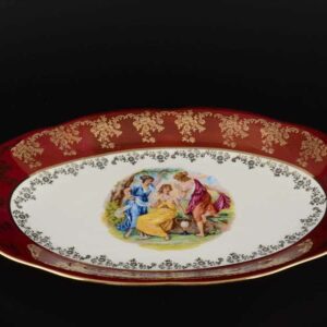 Блюдо овальное 32 см Красная Мадонна Royal Porcelain farforhouse