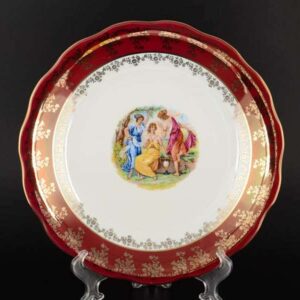 Блюдо круглое 30 см Красная Мадонна Royal Porcelain farforhouse