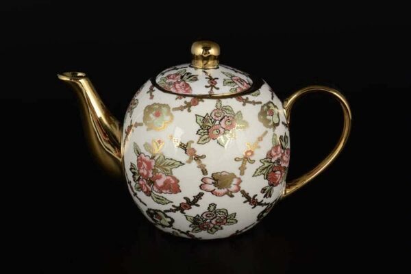 Цветы Заварочный чайник из фарфора Royal Classics farforhouse