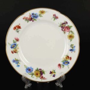 Болеро Весенний букет Набор тарелок Royal Czech Porcelain 19 см farforhouse